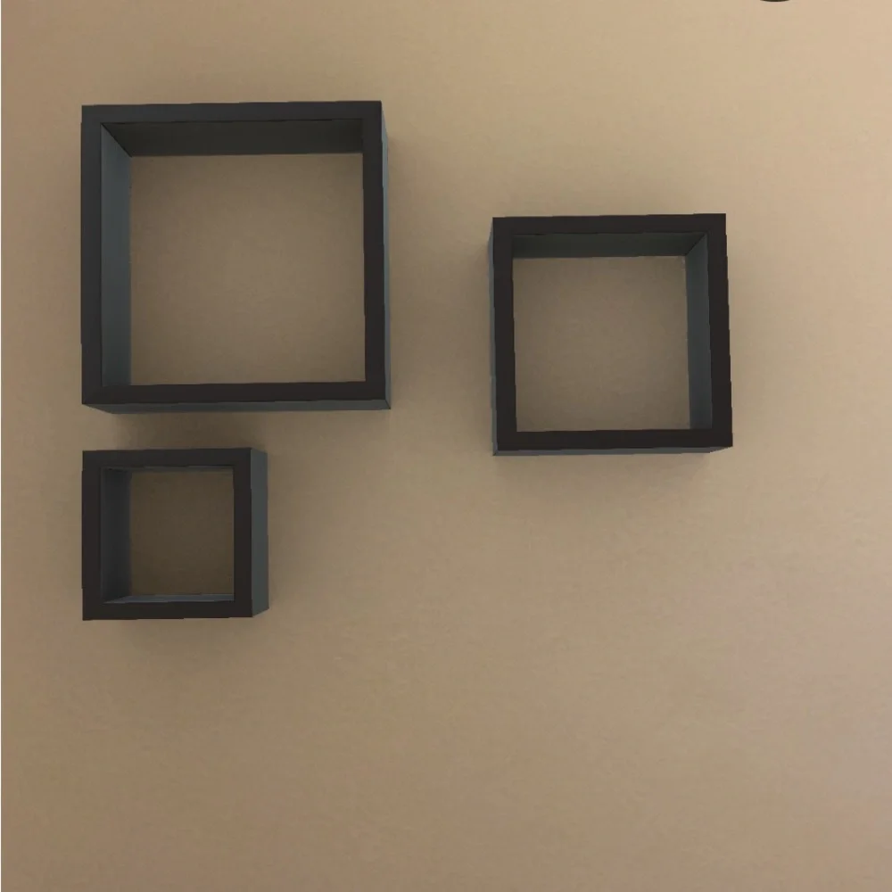 Espresso Wall Display Cubes Set